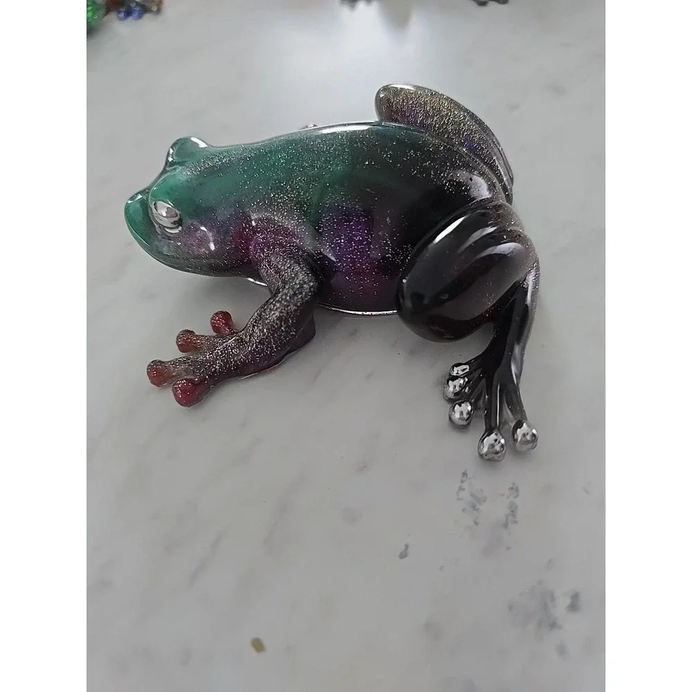 Handmade Resin Frog Home Decor Figure Gift Decoration‎ Paperweight  715